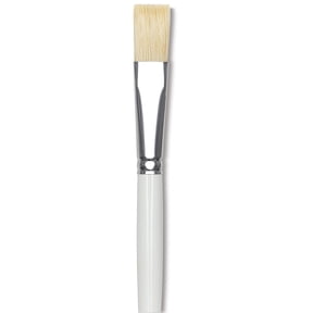 Bob Ross Hog Bristle Brush - Flat, 3/4"