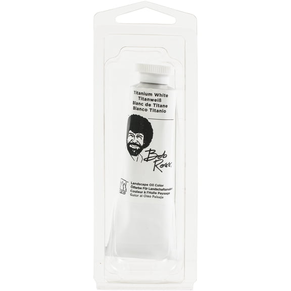 Bob Ross Landscape Oil Paint 37ml-Titaninum White