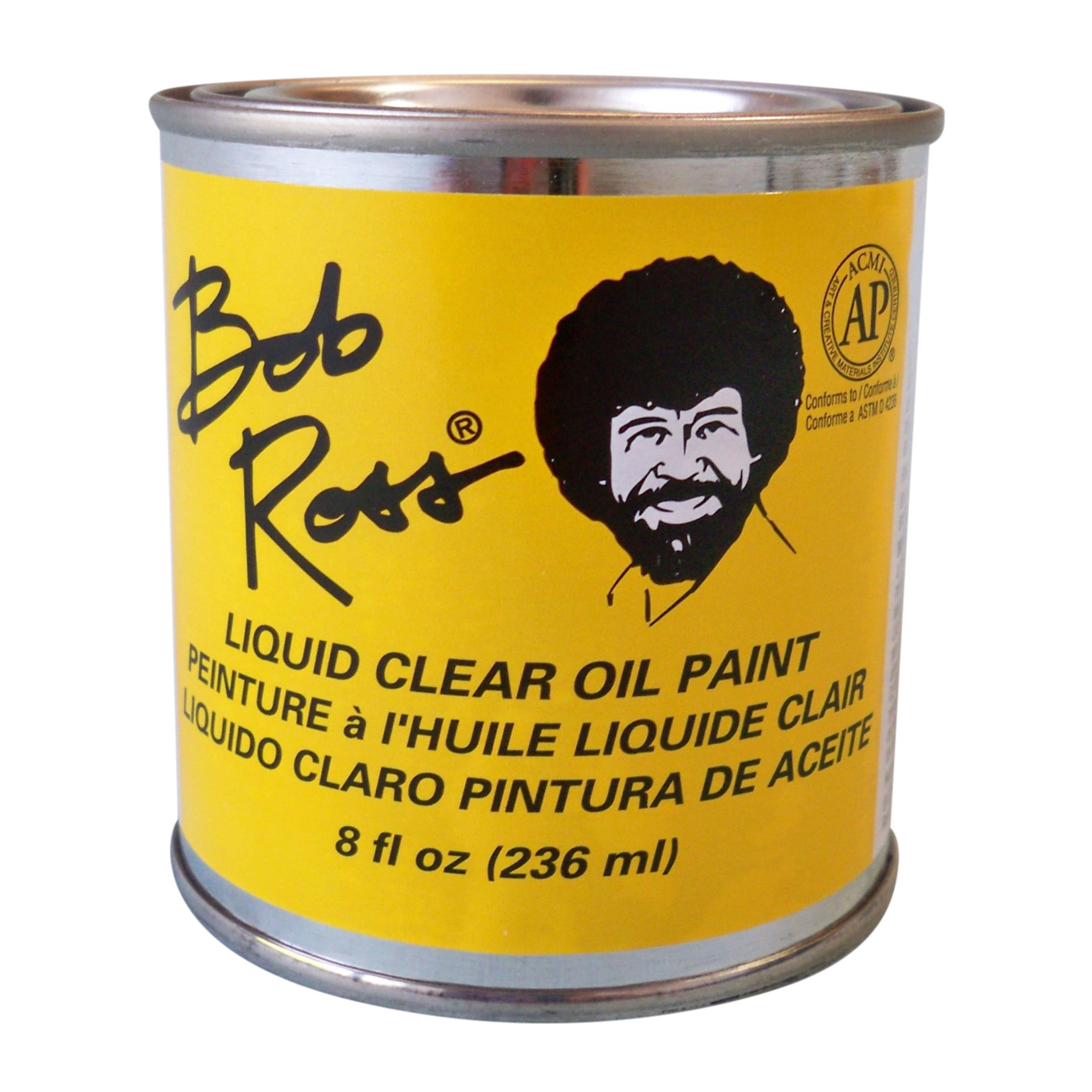 Bob Ross Liquid Medium - White, 8 oz can