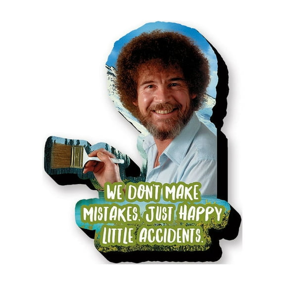 Bob Ross Little Accidents Funky Chunky Magnet
