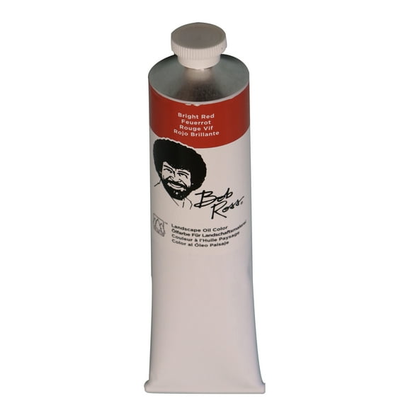 Bob Ross Oil Paint, 200ml Tube, Bright Red