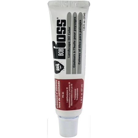 Bob Ross Oil Paint, 37ml Tube, Alizarin Crimson