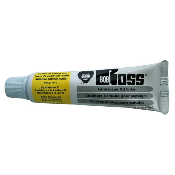 Bob Ross Oil Paint, 37ml Tube, Cadmium Yellow