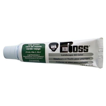Bob Ross Oil Paint, 37ml Tube, Sap Green