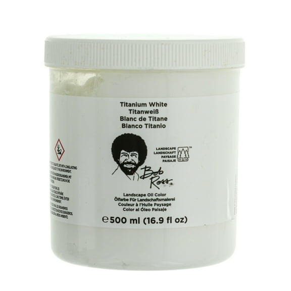 Bob Ross Oil Paint, 500ml, Titanium White