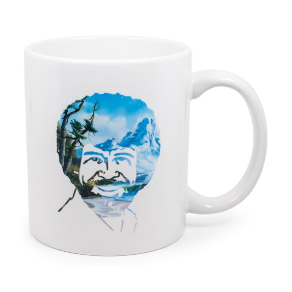Bob Ross Portrait Ceramic Mug | Holds 11 Ounces