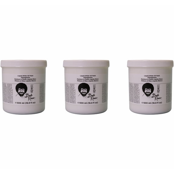 Bob Ross R6214 473-Ml Liquid White - 16oz 3-Pack