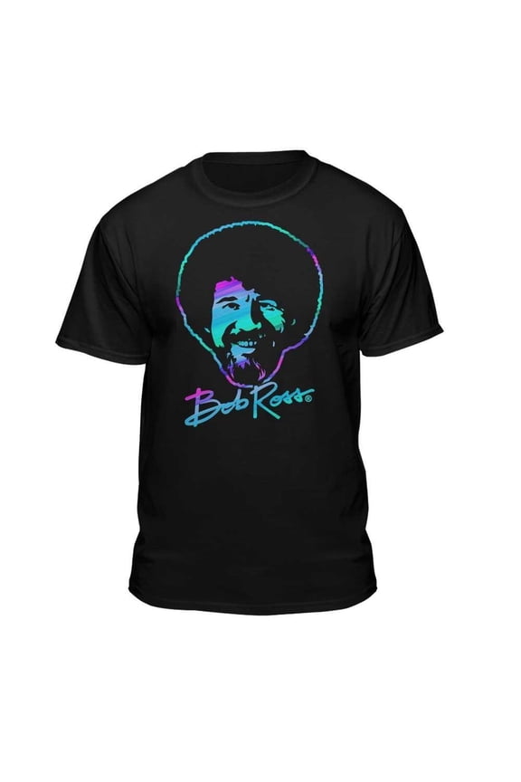 Bob Ross - Retro Style Adult Sized T-Shirt