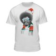 thumbnail image 1 of Bob Ross Santa Hat & Scarf Official Licensed Christmas Xmas White T-Shirt (3X-Large), 1 of 3