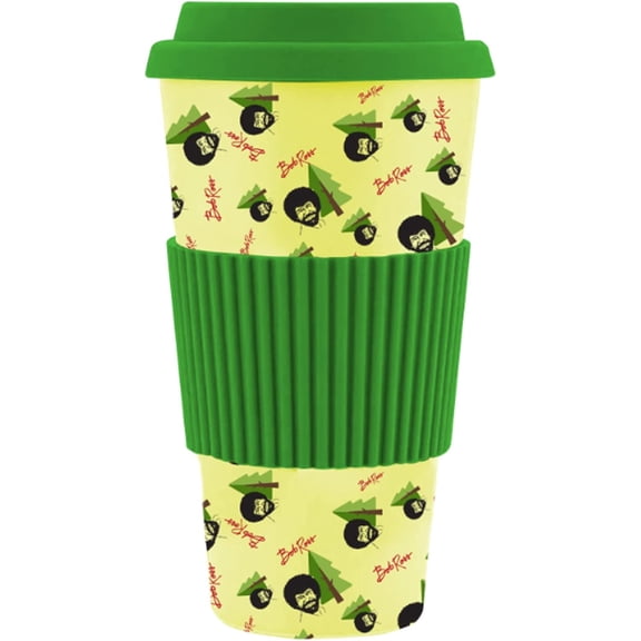 Bob Ross - Trees 20 Oz Bamboo Travel Mug