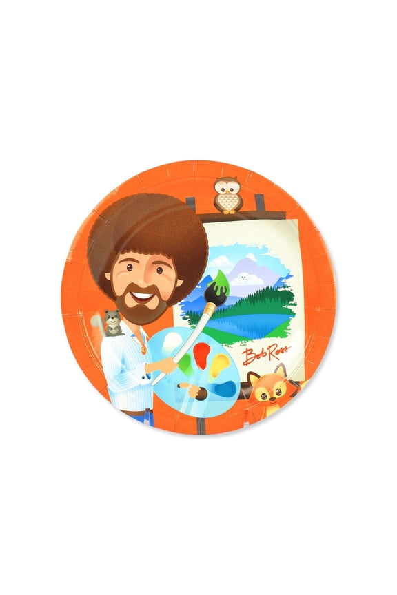 Bob Ross and Friends Dessert Plates (8 Pack)