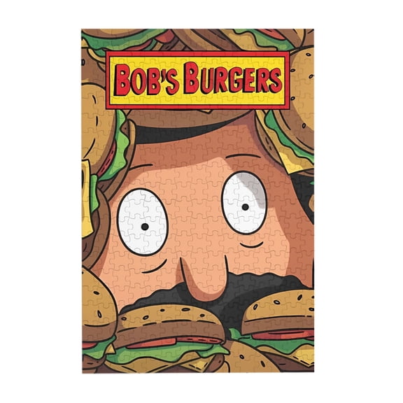 Bob'S Burgers 300 Piece Puzzles,Wooden Jigsaw Puzzle,Home Decor Birthday Party Gift,Fun And Challenging Family Games