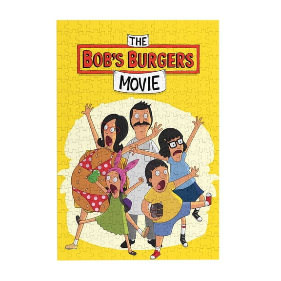 Bob'S Burgers 300 Piece Puzzles,Wooden Jigsaw Puzzle,Home Decor Birthday Party Gift,Fun And Challenging Family Games