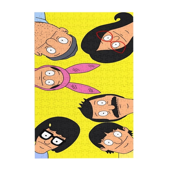Bob'S Burgers 300 Piece Puzzles,Wooden Jigsaw Puzzle,Home Decor Birthday Party Gift,Fun And Challenging Family Games