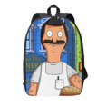 thumbnail image 1 of Bob'S Burgers Backpack, Large Capacity 17 Inch Laptop Backpack, Durable Casual Daypack, Water Resistant, 17.3x12.2x5.5 Inch, 1 of 8