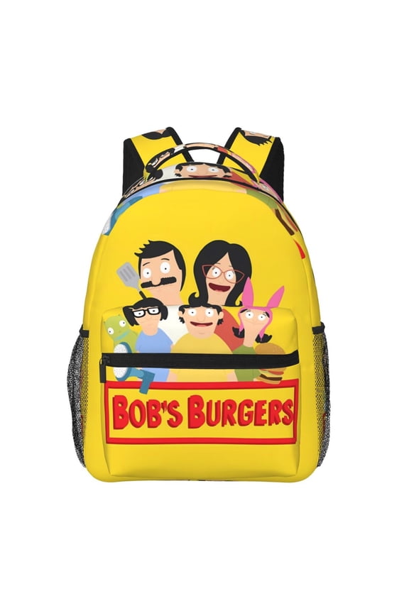 Bob'S Burgers Backpack Travel Casual Daypack College Bookbag Laptop Bag Work Business Shoulder Bag 16 Inch