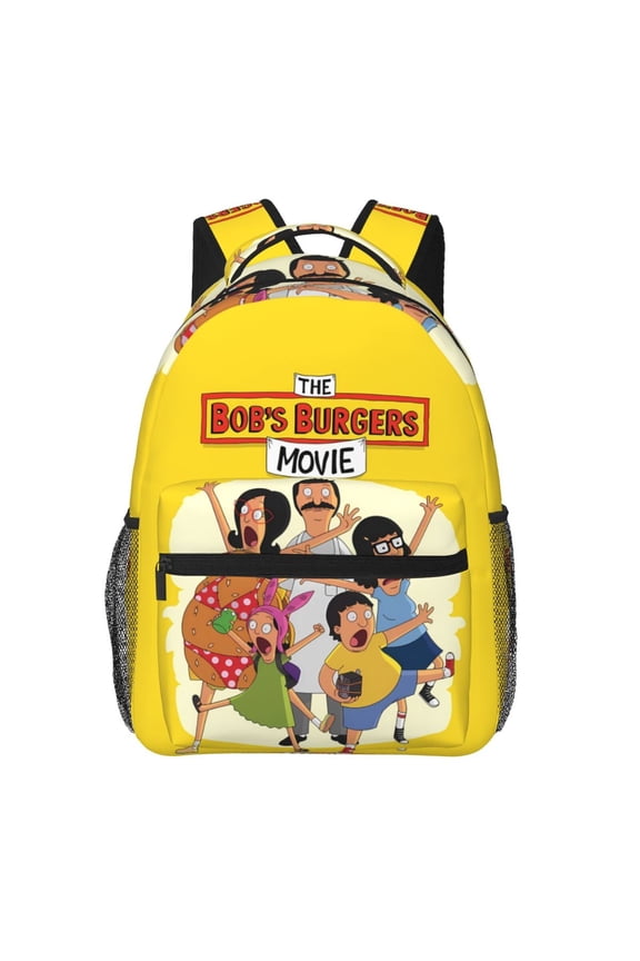 Bob'S Burgers Backpack Travel Casual Daypack College Bookbag Laptop Bag Work Business Shoulder Bag 16 Inch