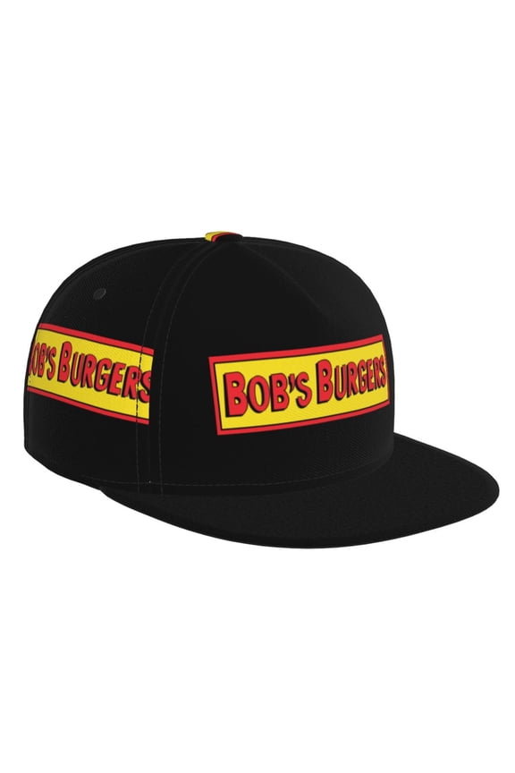 Bob'S Burgers Baseball Cap For Men, Women & Kids, Classic Flat Brim Hat Hip Hop Trucker Hat Adjustable Snapback Hat