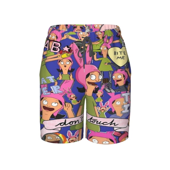 Bob'S Burgers Boys Swim Trunks Quick Dry Swim Shorts Kids Bathing Suits Boy Swimsuit Swimwear