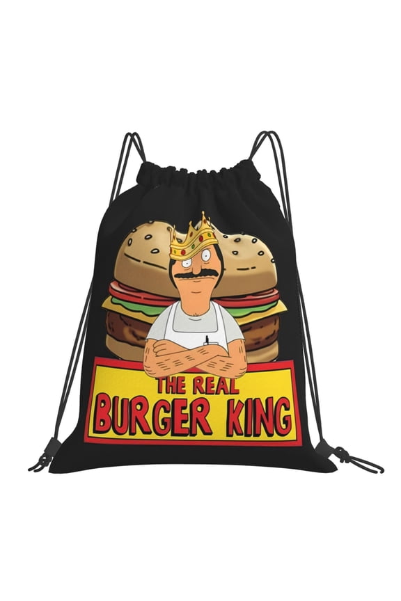 Bob'S Burgers Drawstring Backpack Sport Gym Bag For Yoga Swimming Gymsack Sport Strap Pack Bag