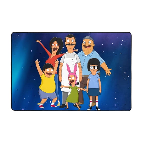 Bob'S Burgers Rugs Washable Cover Floor Rug Carpets Bathroom Decorations For Kitchen Bedroom Indoor 36"X24"