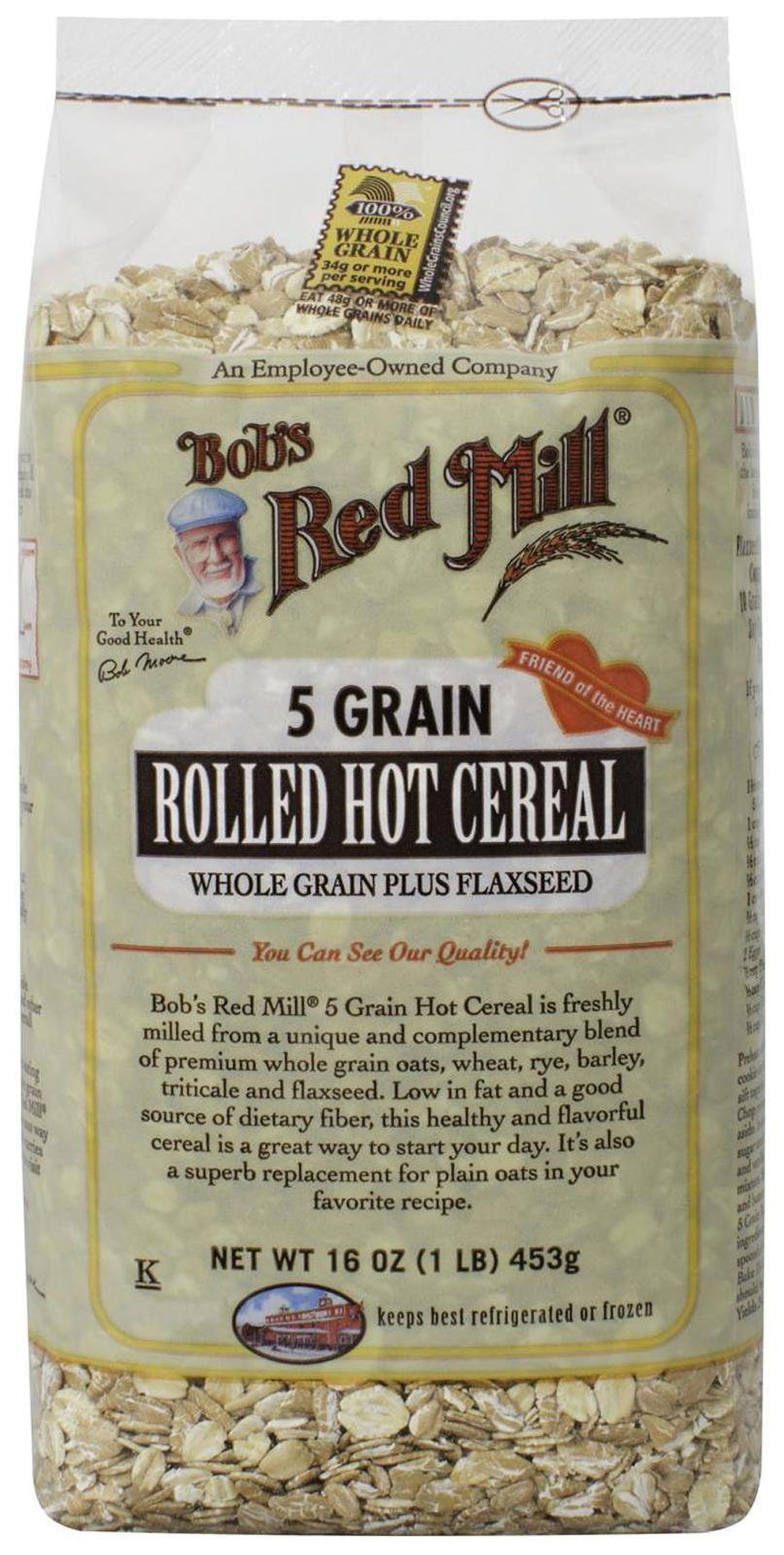 Bob,S Red Mill 5 Grain Rolled Cereal, 16 Ounce