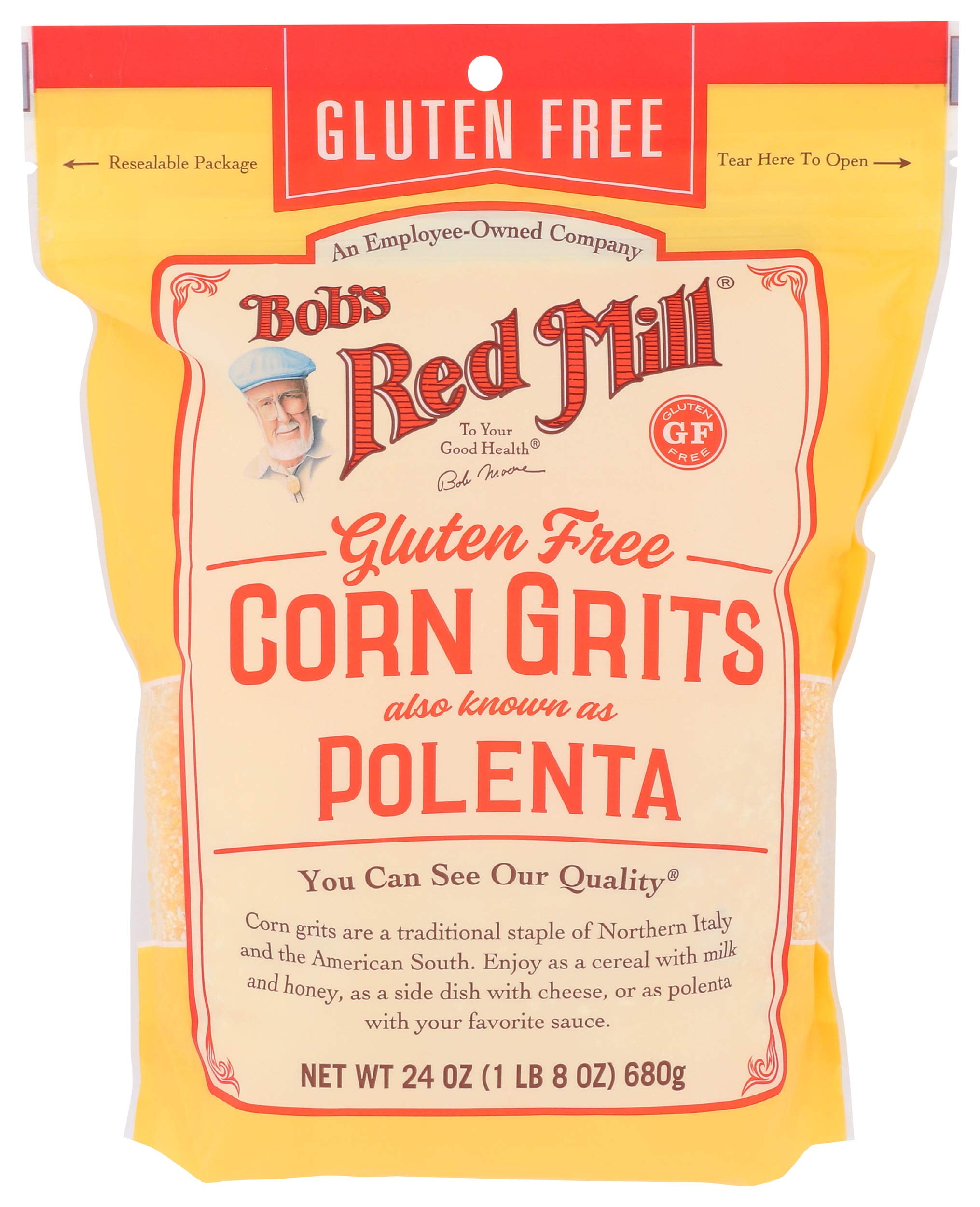 Bob,S Red Mill Gluten Free Corn Grits / Polenta, 24 Ounce