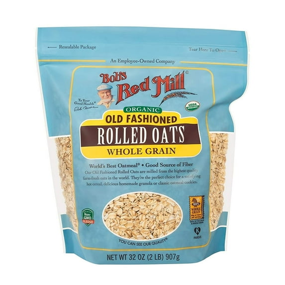 Bob's Red Mill Organic Old Fashioned Rolled Oats, 32-ounce (Pack of 1) RDD8