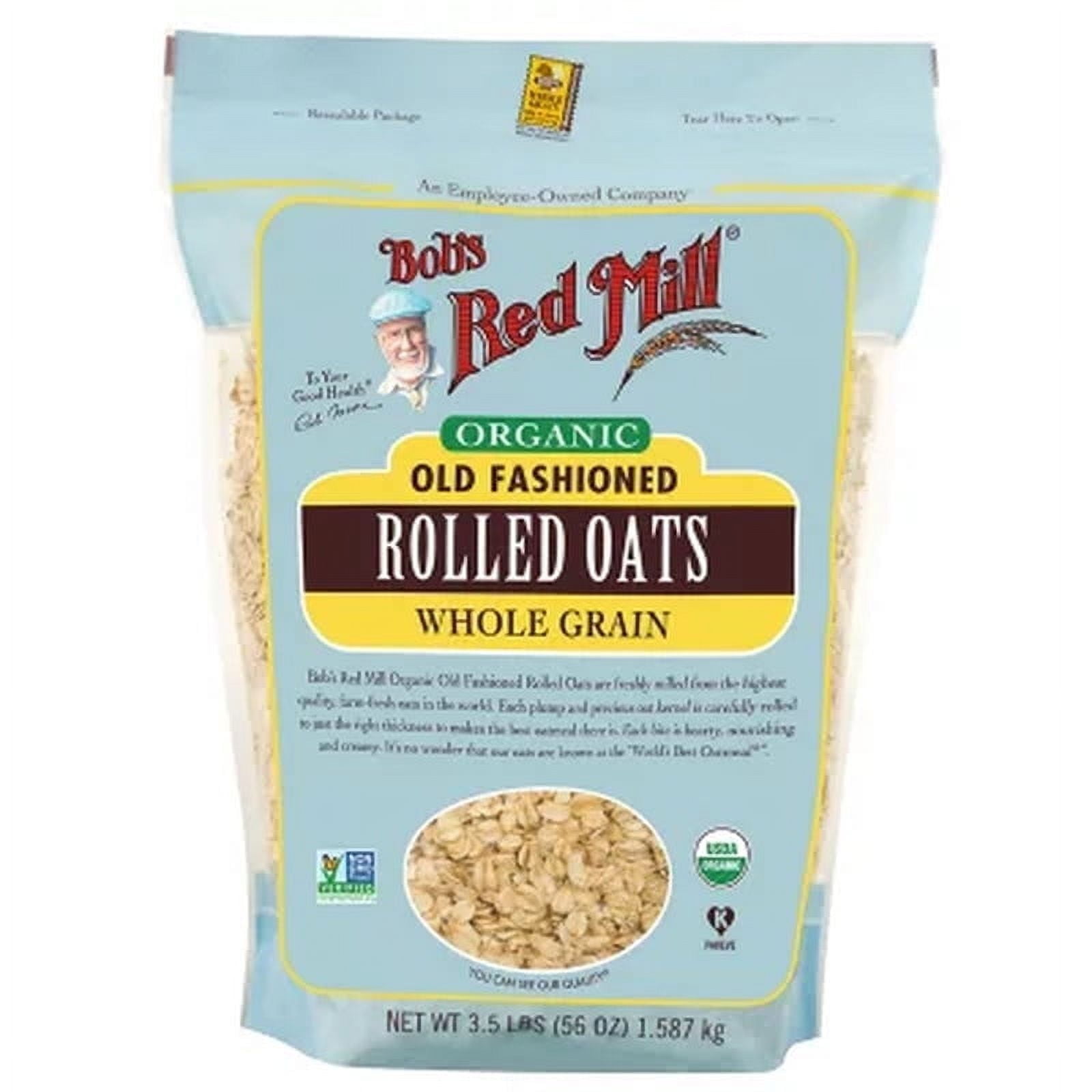 Bob'S Red Mill Organic Old Fashioned Rolled Oats (56 Oz.) - Walmart.com