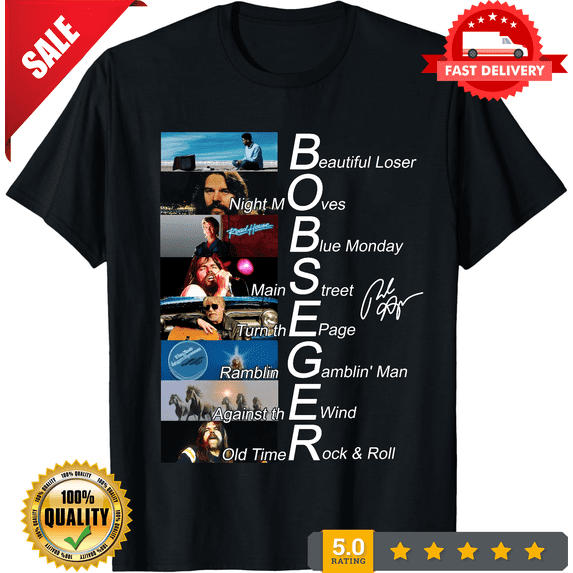 Bob Seger 80s Signature Gift For Fans Classic Short Sleeve Unisex T-Shirt S-4XL, LIMITED EDITION-TH65653
