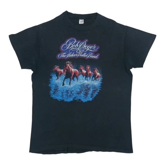 Bob Seger - The Silver Bullet Band Touring Against The Wind T-Shirt