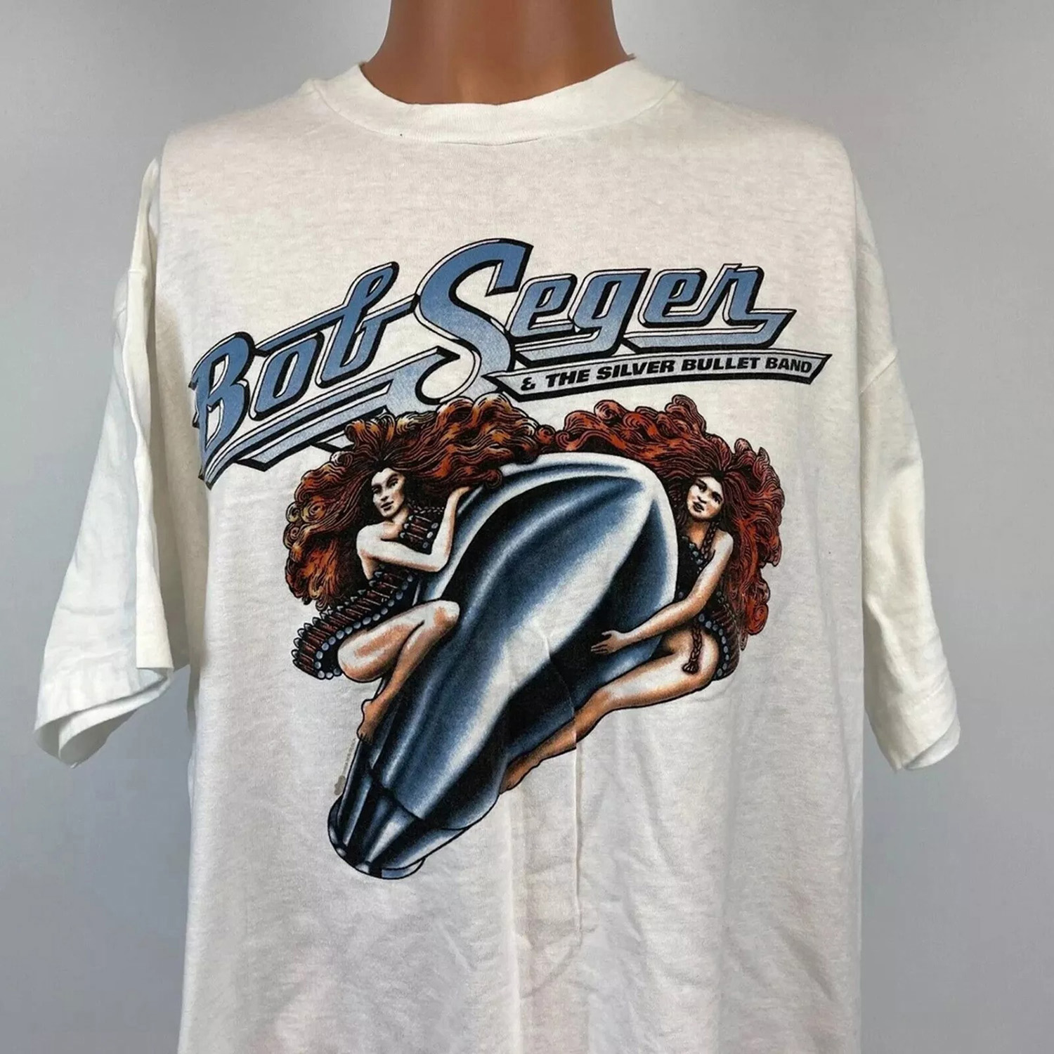 Bob Seger and the Silver Bullet Band North American Tour T Shirt Cotton