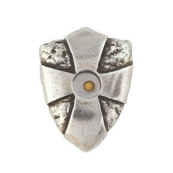 Bob Siemon Designs 198826 Pewter Pin - Mustard Seed Shield