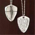 thumbnail image 1 of Bob Siemon Designs 817875 Shield Of Faith Cross With 24 In. Chain Uncarded Pendant, 1 of 1
