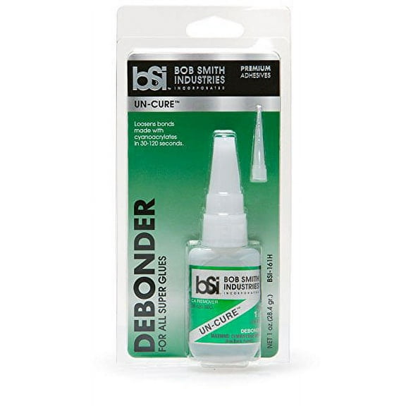 Bob Smith Industries BSI-161H UN-CURE Super Glue Debonder, 1 oz.,Clear