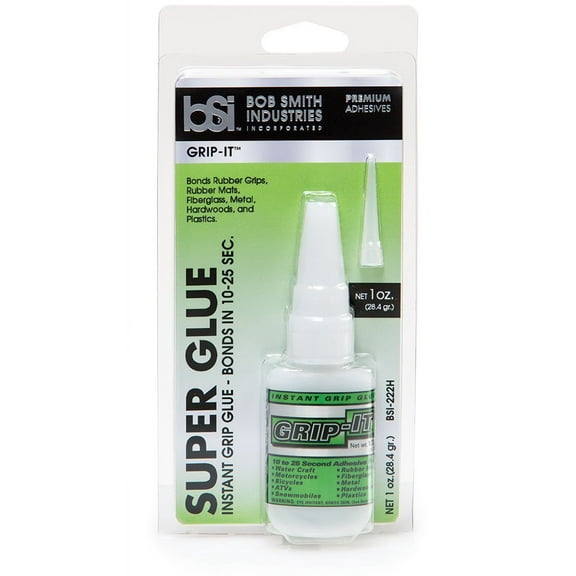 Bob Smith Industries BSI222H Clear GripIt Super Glue, 1 oz.