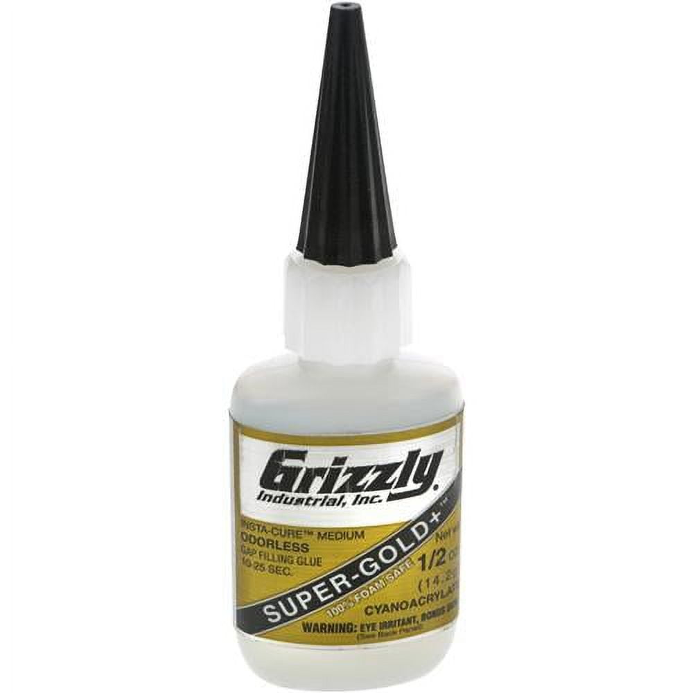 Bob Smith Industries 126 Super-Gold+ 1/2 Ounce Foam Safe Gap Fillling Ca Glue