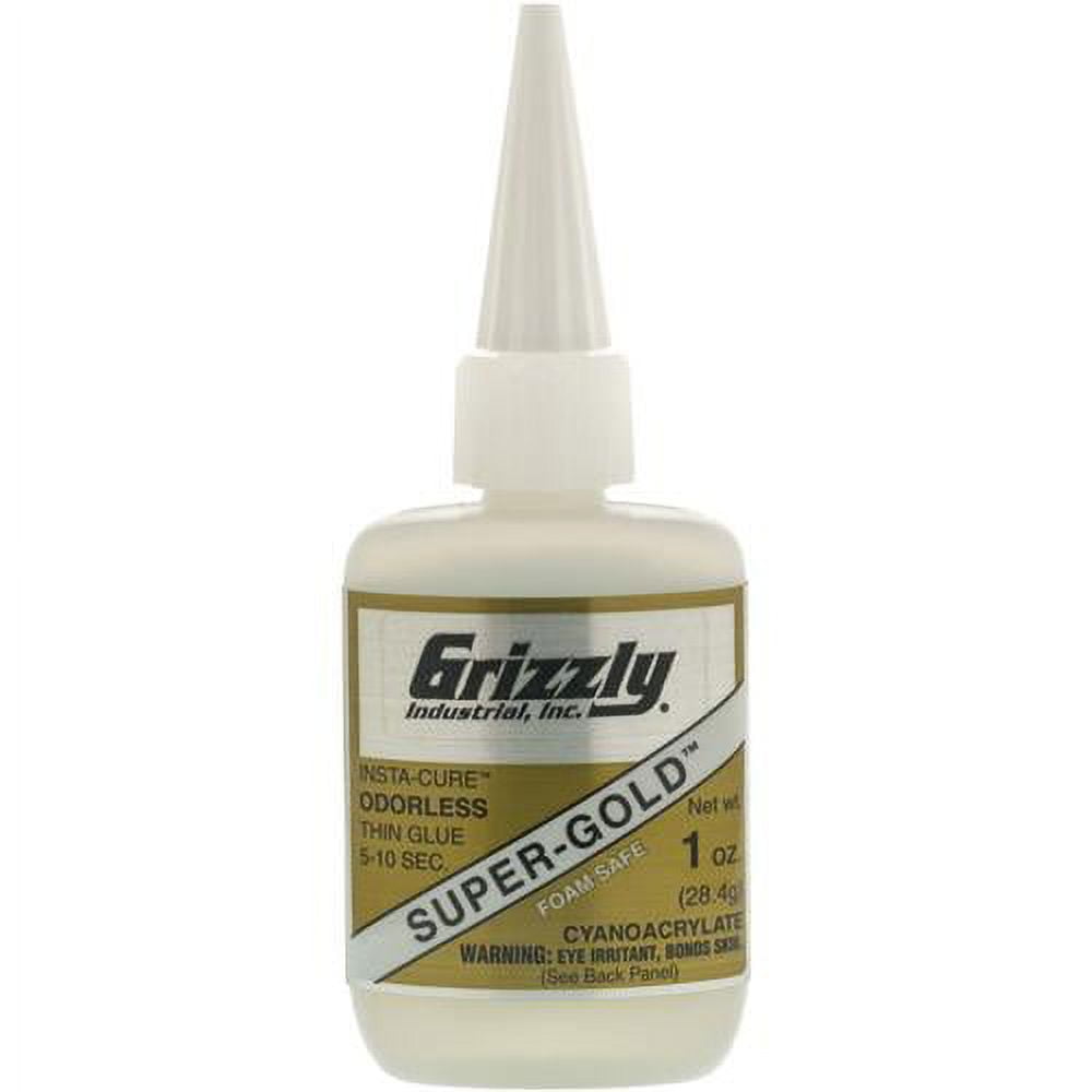 Bob Smith Industries 122 Super-Gold 1 Ounce Foam Safe Ca Glue