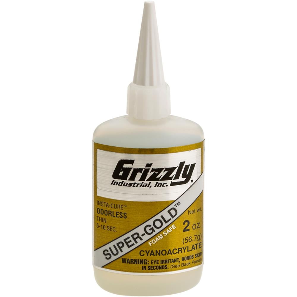 Bob Smith Industries 123 Super-Gold 2 Ounce Foam Safe Ca Glue