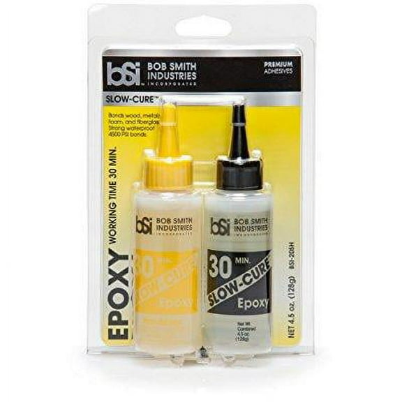 Bob Smith Industries bsi-205 Slow-Cure 30 Min Epoxy, 4.5 oz