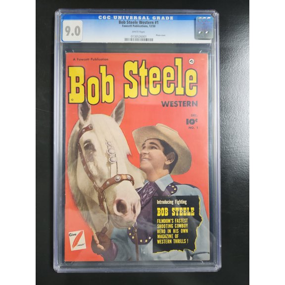 Bob Steele Western #1 - CGC 9 Comic Book