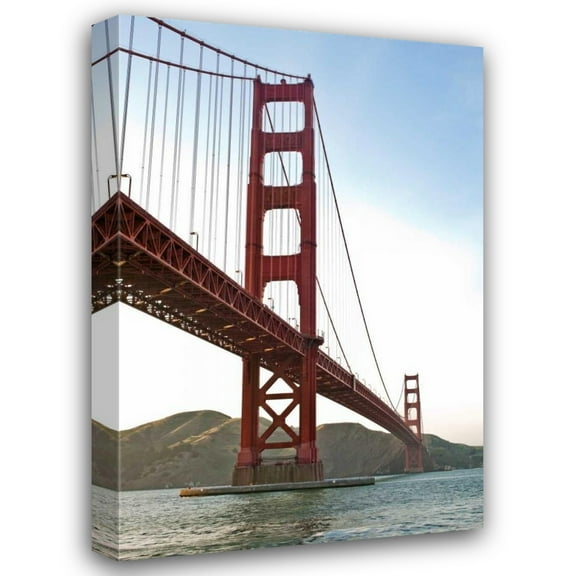 Bob Stefko 17x24 Gallery Wrapped Canvas Wall Art Titled - Golden Gate IV