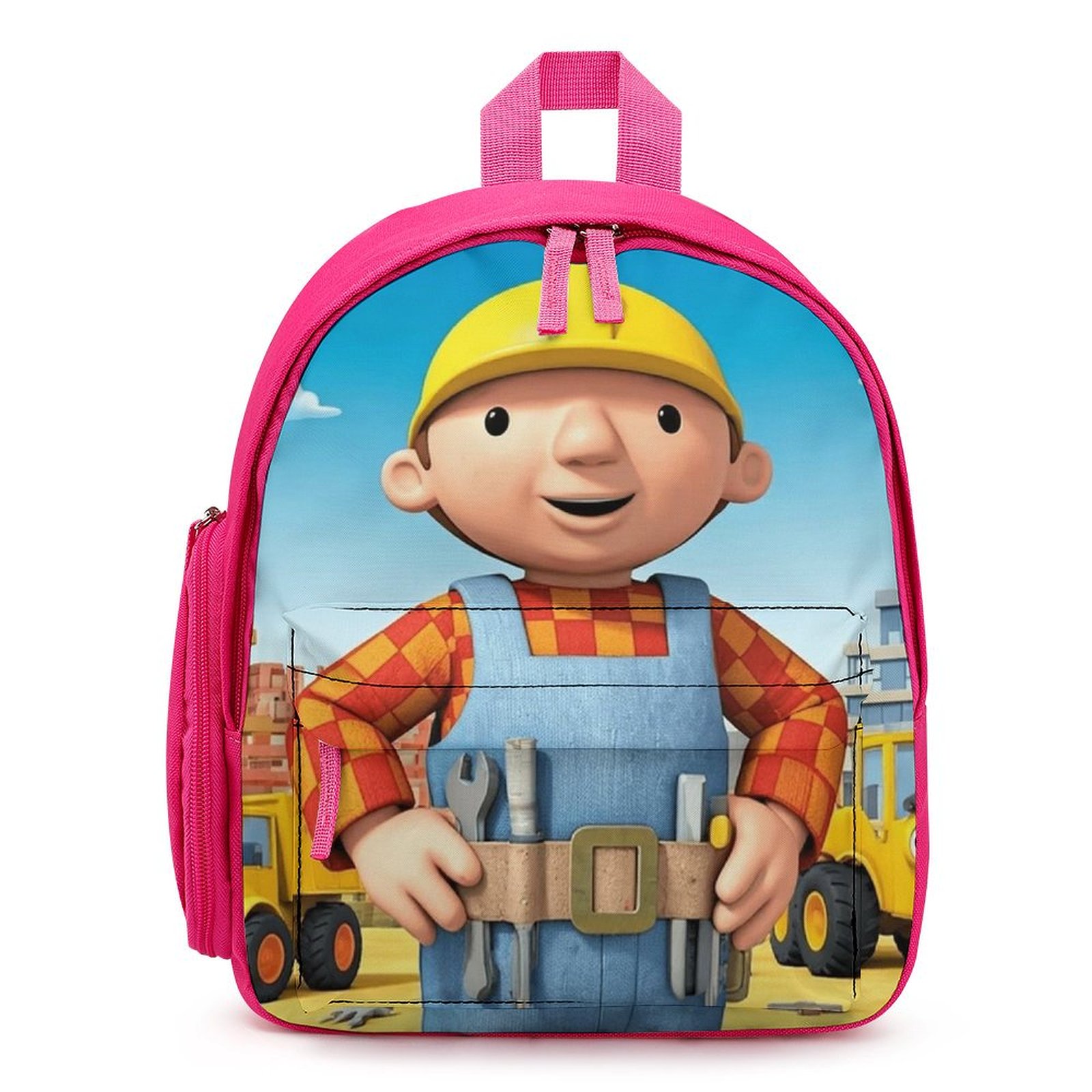 Bob The Builder Backpack, Lightweight Casual Daypack, Durable Backpack for Daily Use Work Travel, 12.6x9.4x5.9 Inch
