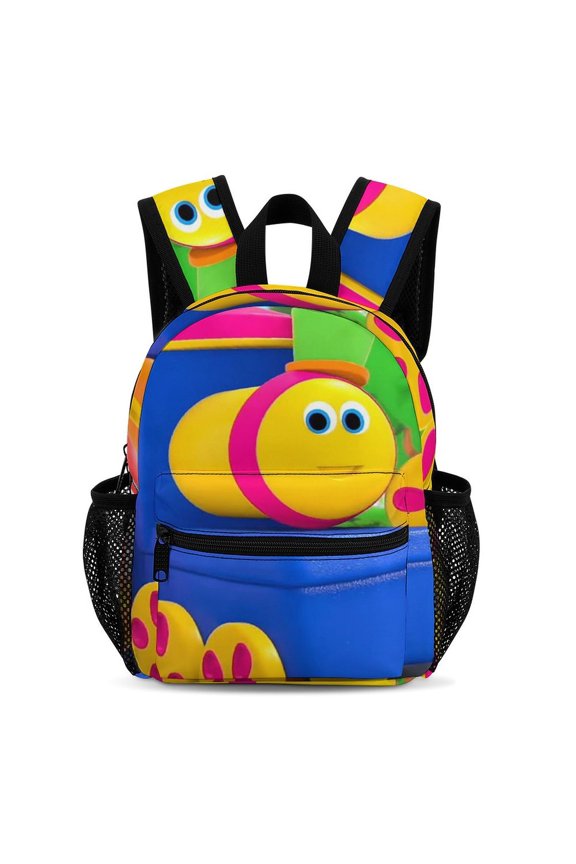 Bob The Train Backpack 13 Inch Bookbag Casual Daypack Travel Backpacks for Work Hiking Camping