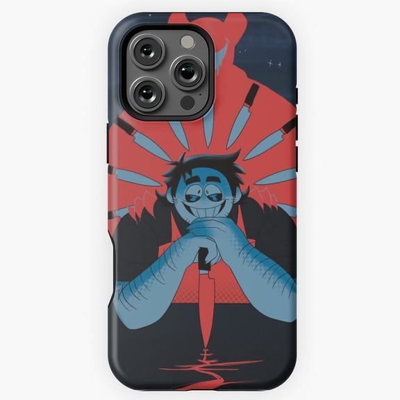 Bob Velseb With Knives Spooky Phone Case for iPhone 16 15 14 13 12 11 Pro Max M5901286