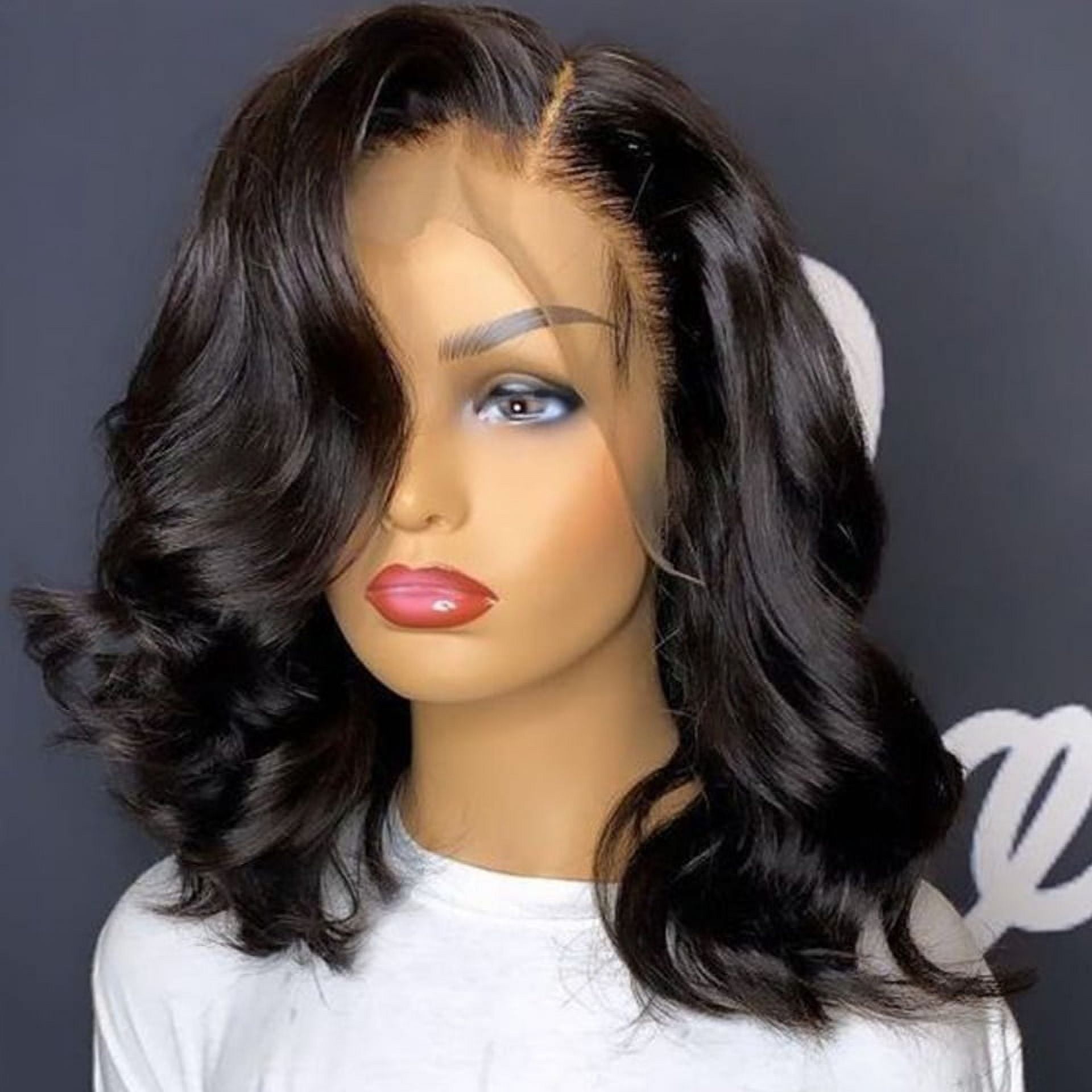 Bob Wig Body Wave Lace Front Human Hair Wigs for Women Pre Plucked Brazilian Hair 13x4 Lace Frontal Wig Hair Replacement 14inch