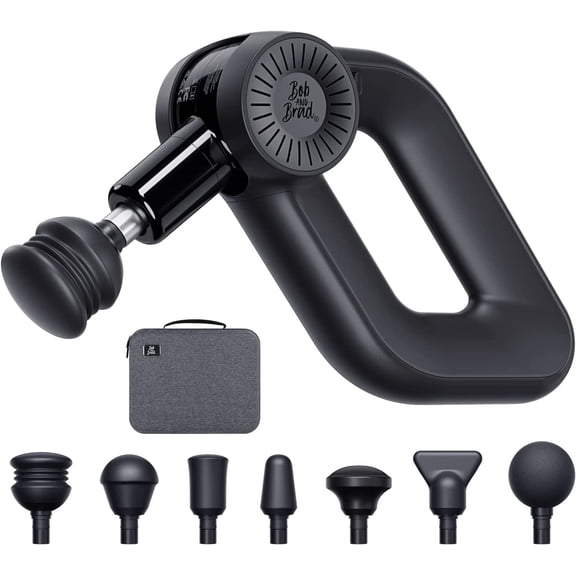 Bob and Brad D6 Handheld Percussion Massage Gun - Deep Tissue Therapy for Pain Relief in Neck Leg Shoulder and Body Neck