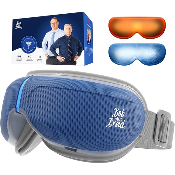 Bob and Brad EyeOasis 3 Eye Massager with Heat Cooling Voice Control for Dry Eyes Relaxtion 4 Pressure Levels & 5 Modes