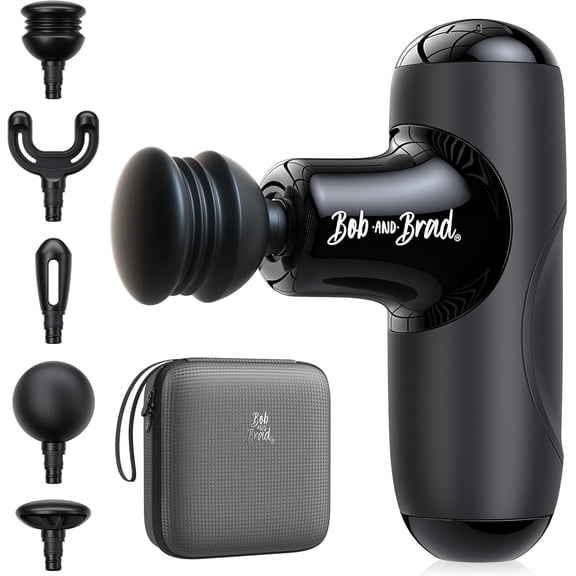 Bob and Brad Q2 Mini Handheld Electric Massage Gun, Pocket-Sized Deep Tissue Massager Gun