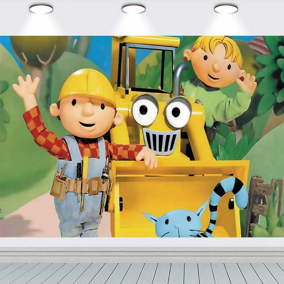 Bob builder Taspestry Wall Decor school Background Backdrop Party Supplies Banner Poster Decor Decorations